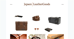 Desktop Screenshot of jepsenleathergoods.com